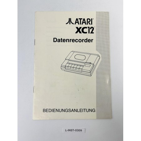 Instrukcja obsługi Atari XC12 Datenrecorder
