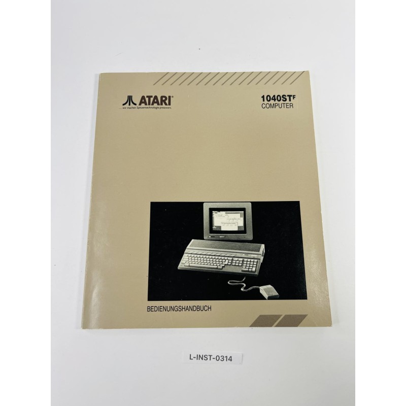 Instrukcja obsługi Atari 1040STF (Bedienungshandbuch)
