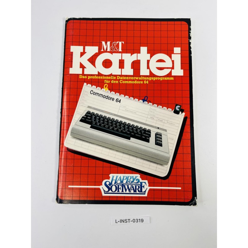 Oprogramowanie M&T Kartei: Das professionelle Datenverwaltungsprogramm für den Commodore 64