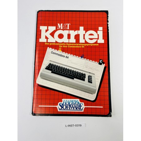 Oprogramowanie M&T Kartei: Das professionelle Datenverwaltungsprogramm für den Commodore 64