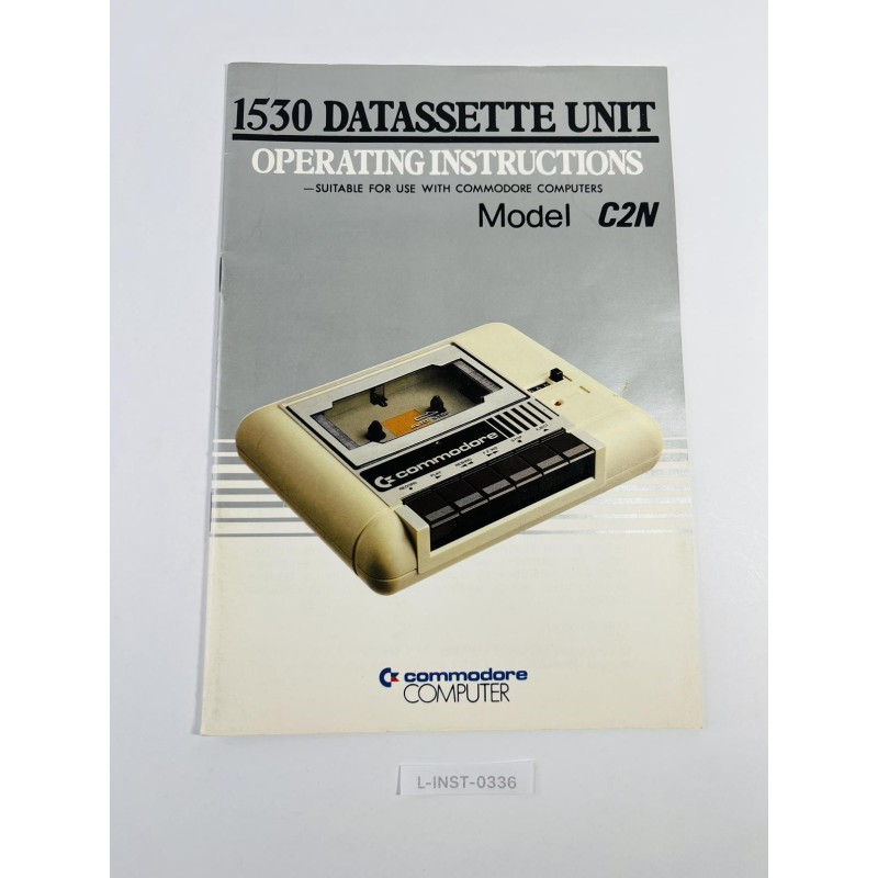 Instrukcja obsługi Commodore Datassette 1530 Unit Model C2N