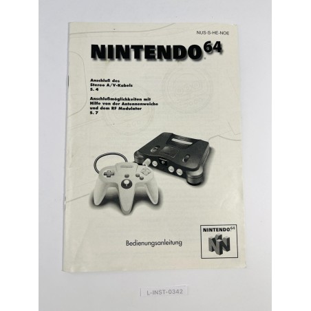 Instrukcja obsługi Nintendo 64