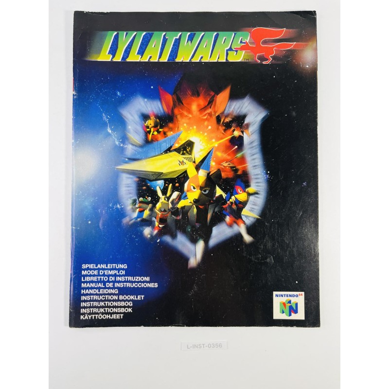 Nintendo 64 - Instrukcja gry Lylat Wars