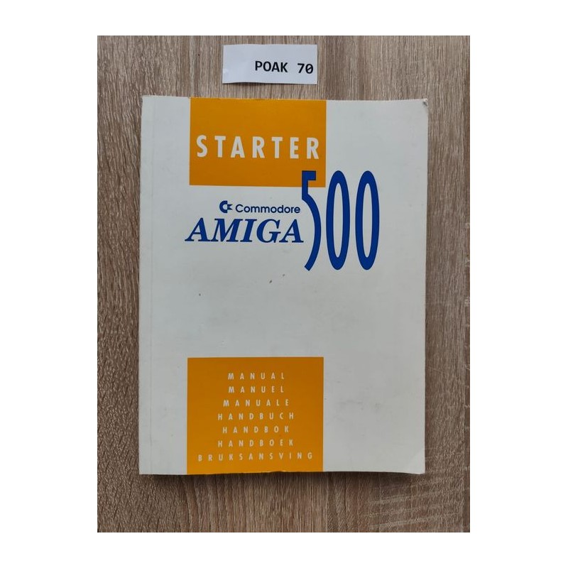 Ksiazka Amiga 500 Starter Commodore Ksiazka
