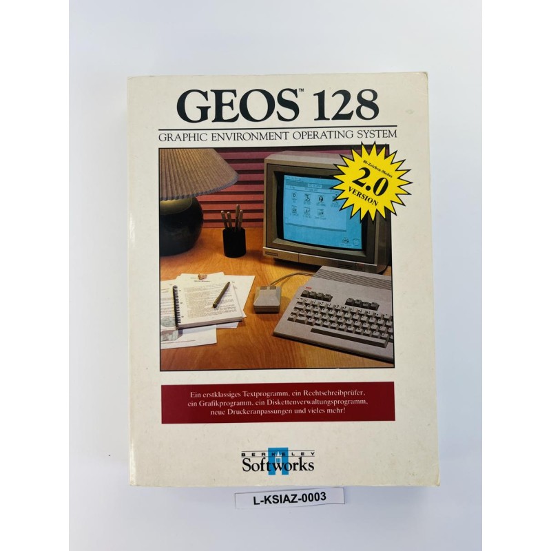 Książka Commodore 128 - GEOS 128 (Berkeley Softworks)