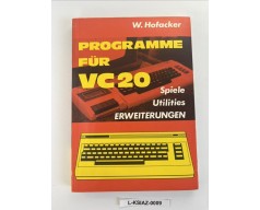 Książka Commodore VC20 - Programme für VC 20 (Hofacker)