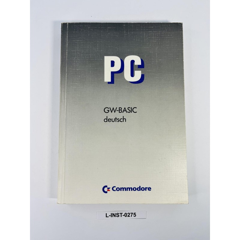 Podręcznik Commodore PC GW-BASIC