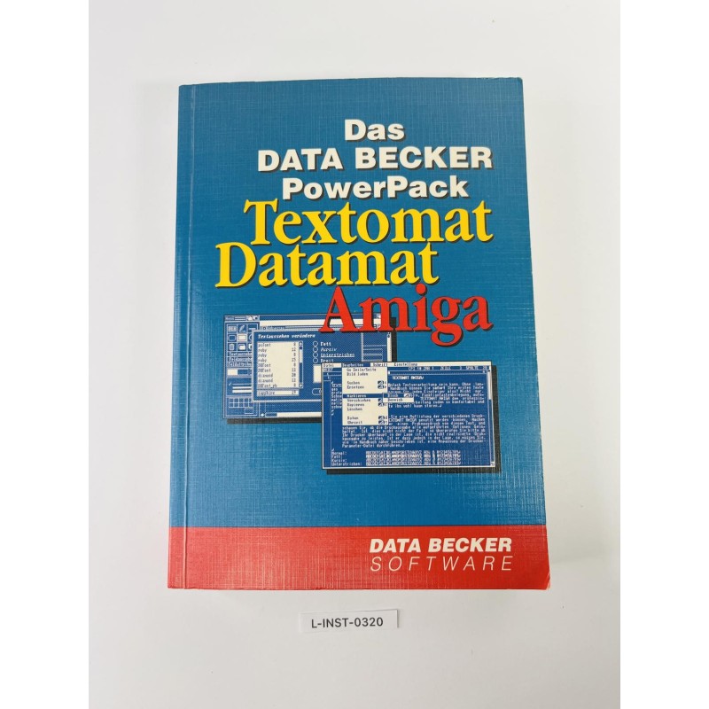Oprogramowanie Data Becker PowerPack: Textomat Datamat Amiga