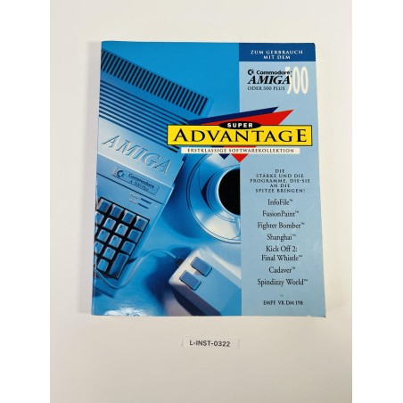 Oprogramowanie Commodore Amiga 500/500 Plus: Super Advantage Erstklassige Softwarekollektion