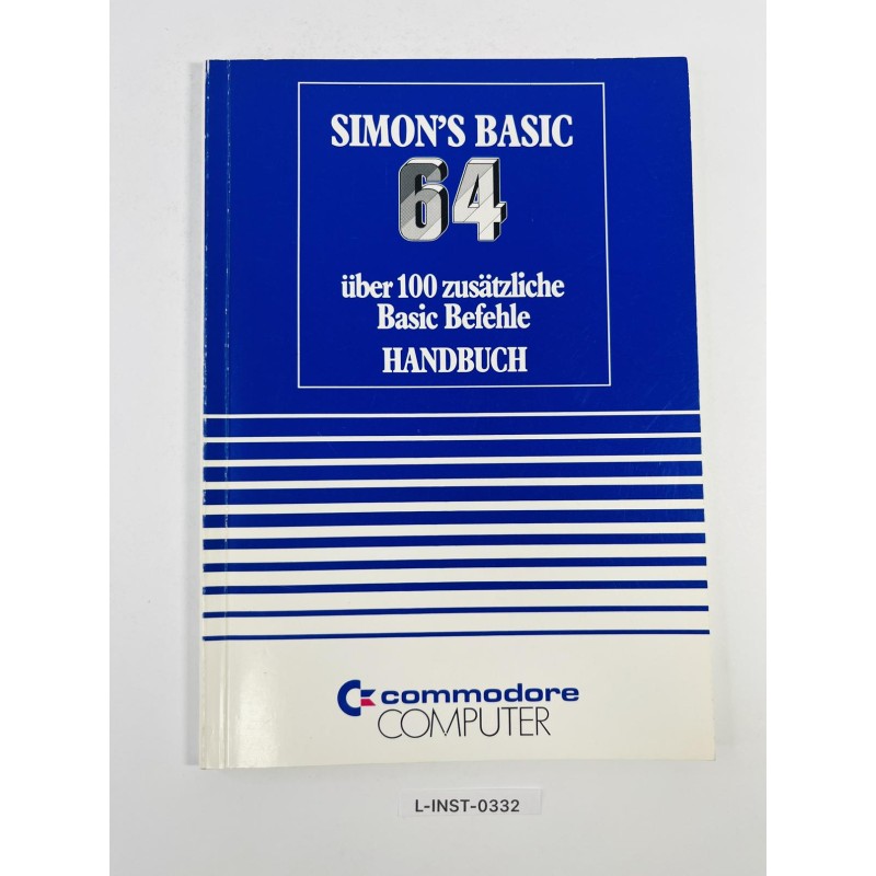 Podręcznik Simon's Basic 64 (über 100 zusätzliche Basic Befehle)