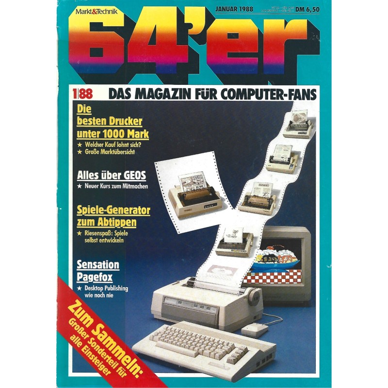 Magazyn 64'er nr 1/1988