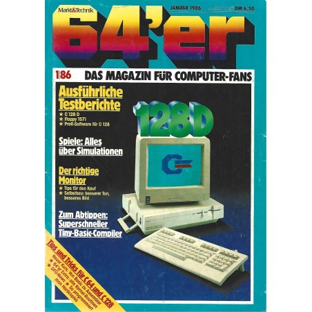 Magazyn 64'er nr 1/1986