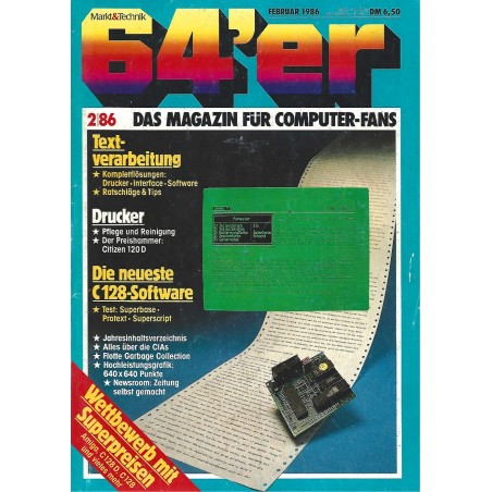 Magazyn 64'er nr 2/1986