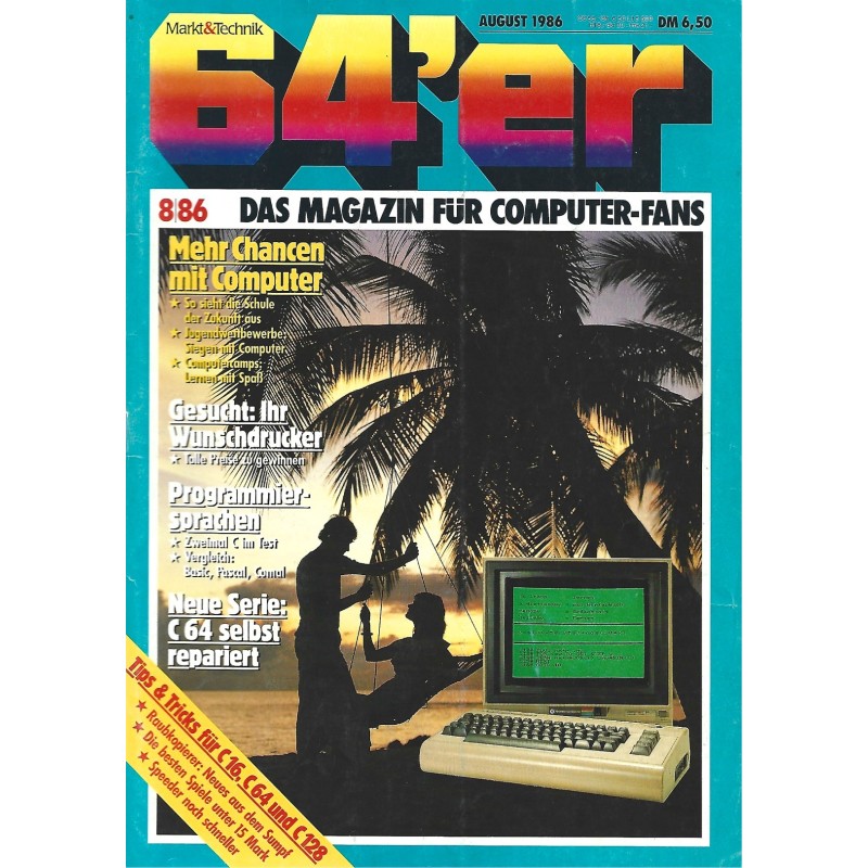 Magazyn 64'er nr 8/1986