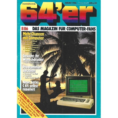 Magazyn 64'er nr 8/1986