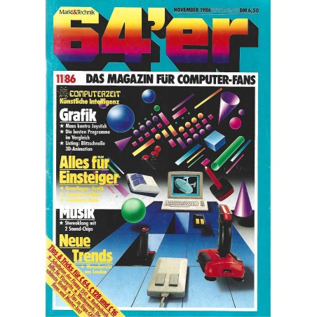Magazyn 64'er nr 11/1986