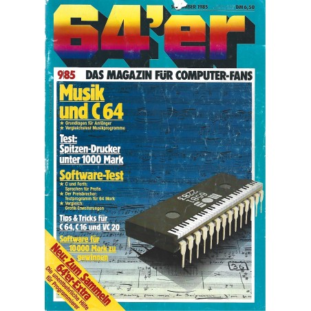 Magazyn 64'er nr 9/1985