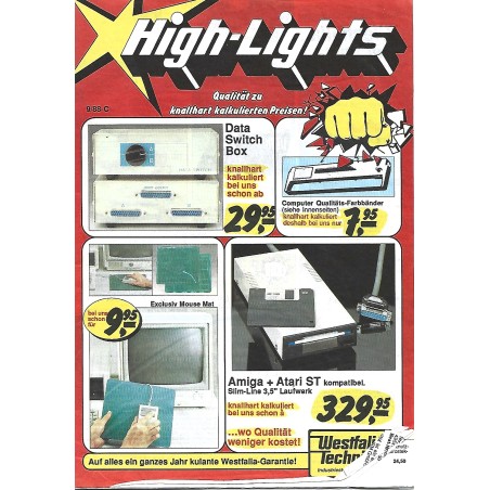 Katalog Westfalia Technica High-Lights nr 9/88-C