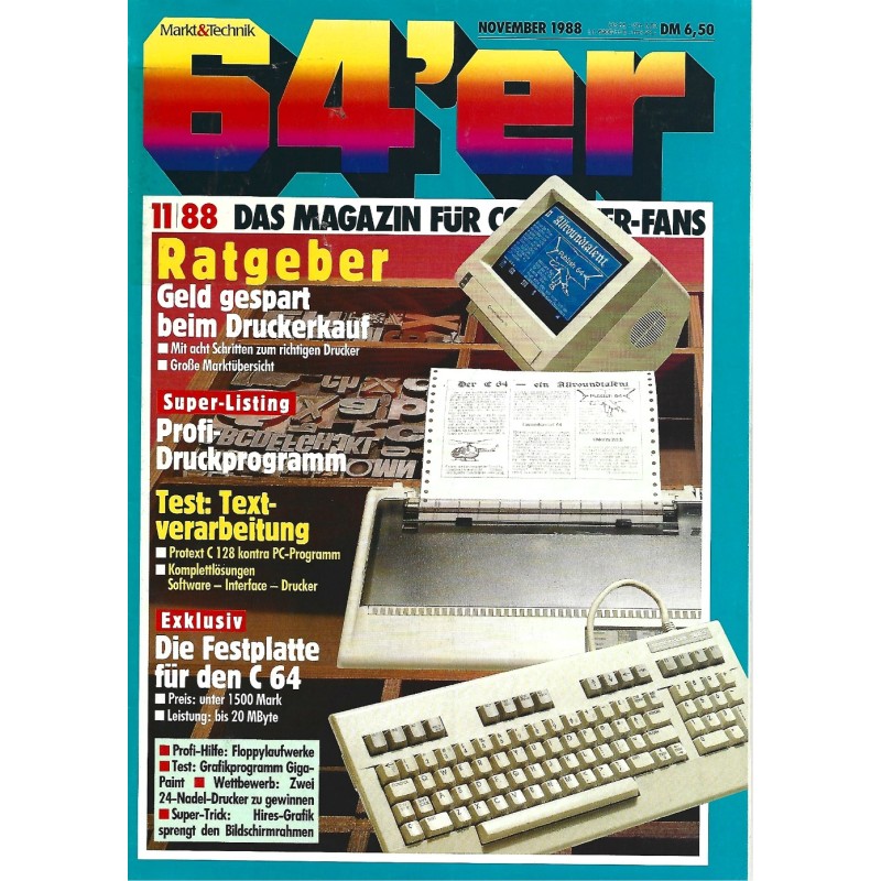 Magazyn 64'er nr 11/1988