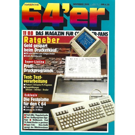 Magazyn 64'er nr 11/1988