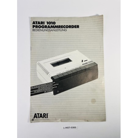 Instrukcja obsługi Atari 1010 Programmrecorder (Bedienungsanleitung)