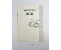 Instrukcja obsługi Computer-Kassetteneinheit Turbo-Data PM-4401A (Bedienungsanleitung)