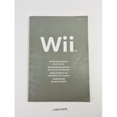 Instrukcja obsługi Nintendo Wii System Setup (Bedienungsanleitung Vorbereitung des Systems)