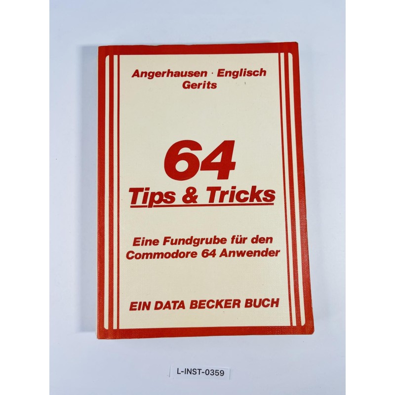 Książka Data Becker: 64 Tips & Tricks (Eine Fundgrube für den Commodore 64 Anwender)