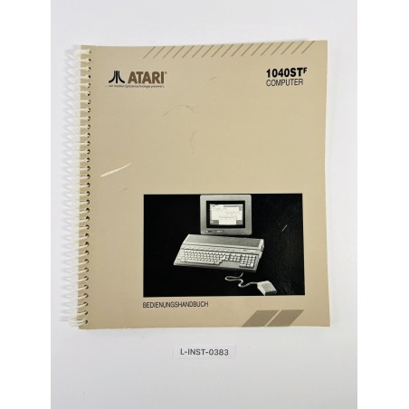 Instrukcja obsługi Atari 1040STF Computer (Bedienungshandbuch)