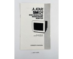 Instrukcja obsługi Atari SM124 High-Resolution Monochrome Monitor (Owner's Manual)