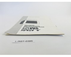 Instrukcja obsługi Atari SM124 High-Resolution Monochrome Monitor (Owner's Manual)