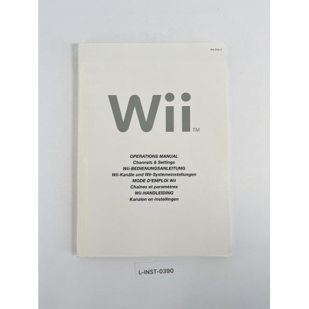 Instrukcja obsługi Nintendo Wii (Operations Manual Channels & Settings)