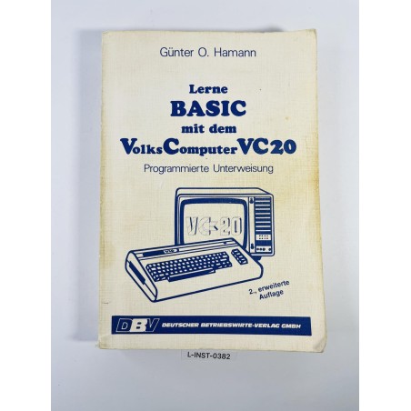 Książka DBV: Lerne BASIC mit dem VolksComputer VC 20