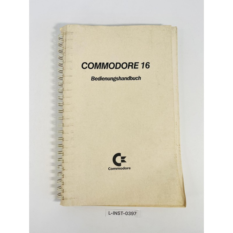 Instrukcja obsługi Commodore 16 (Bedienungshandbuch)