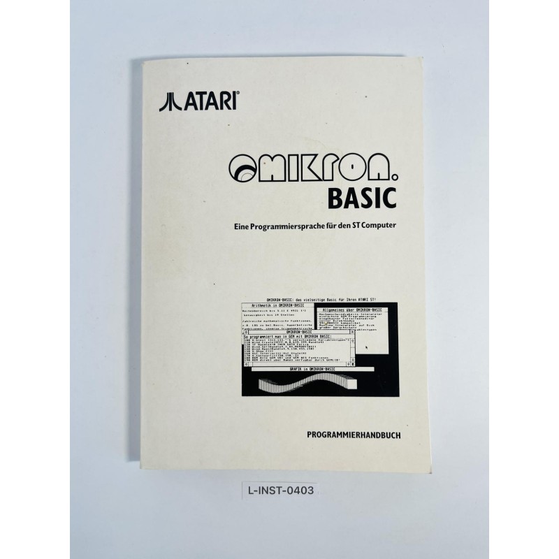Podręcznik Atari OMIKRON. BASIC (Programmierungshandbuch)