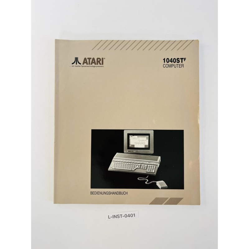 Instrukcja obsługi Atari 1040STF (Bedienungshandbuch)