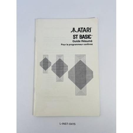 Podręcznik Atari ST BASIC (Guide Résumé)