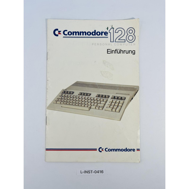 Instrukcja obsługi Commodore 128 Personal Computer (Einführung)