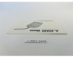 Instrukcja obsługi Atari Mouse
