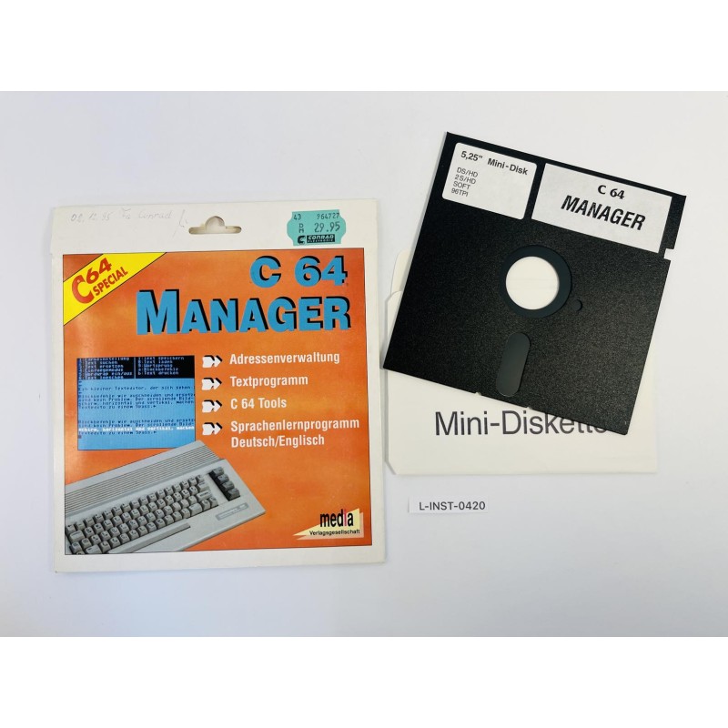 Instrukcja programu Commodore 64 Manager