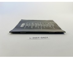 Instrukcja obsługi Nintendo GameCube (Instruction Booklet) karty pamięci