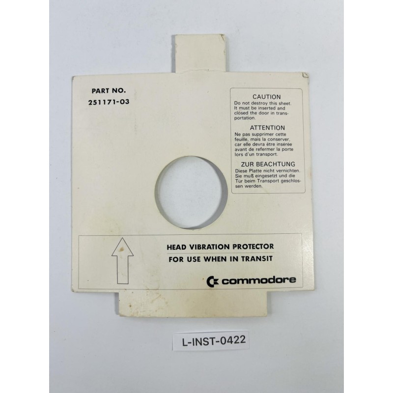 Tekturowa wkładka Commodore Head Vibration Protector