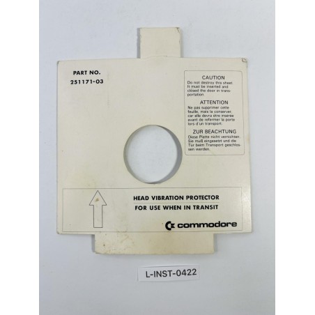 Tekturowa wkładka Commodore Head Vibration Protector