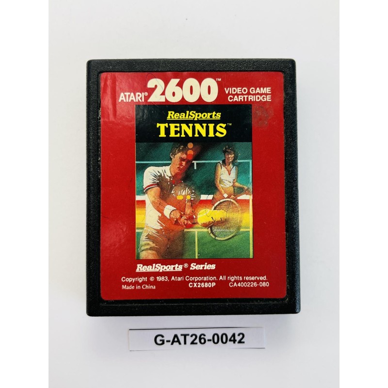 RealSports Tennis Atari 2600 (VCS)
