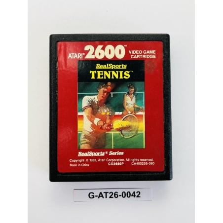 RealSports Tennis Atari 2600 (VCS)