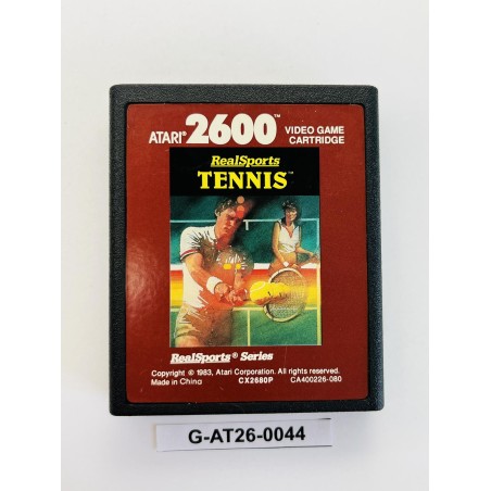RealSports Tennis Atari 2600 (VCS)