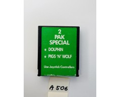 2 Pak Special: Dolphin / Pigs 'n' Wolf Atari 2600