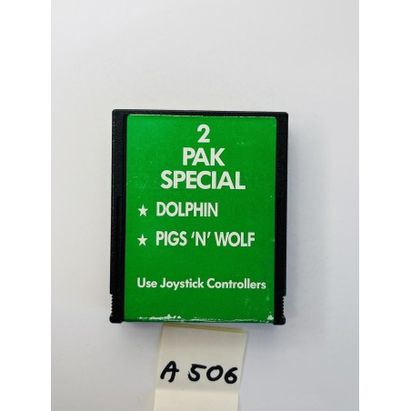 2 Pak Special: Dolphin / Pigs 'n' Wolf Atari 2600