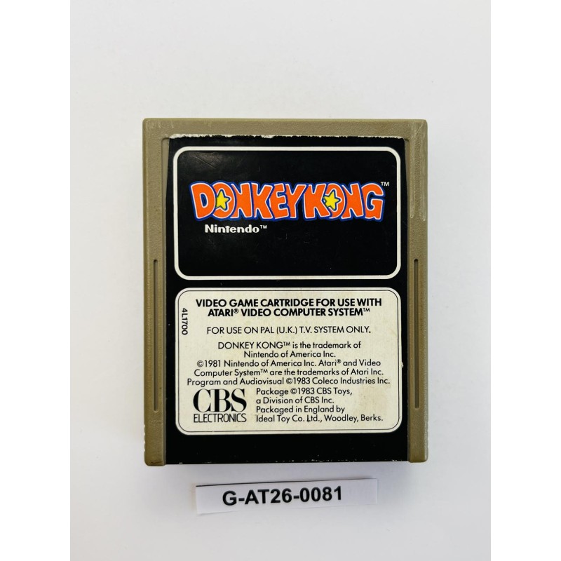 Donkey Kong Atari 2600