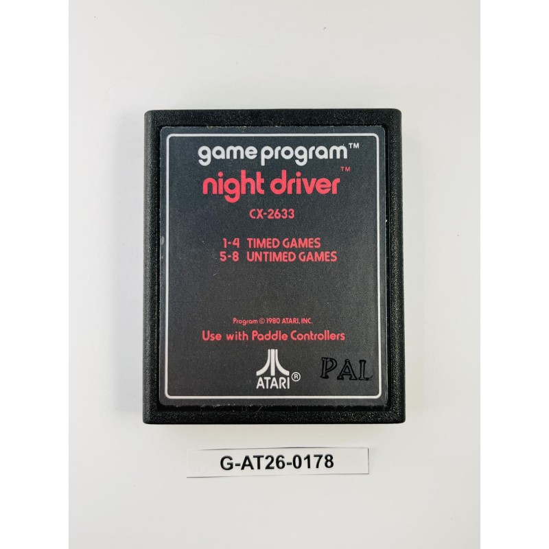 Night Driver Atari 2600